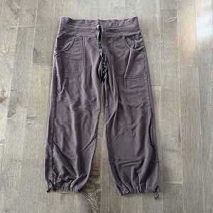 Avani Bamboo Organic Lounge Capri Pants Boho Lagenlook Chocolate Brown S